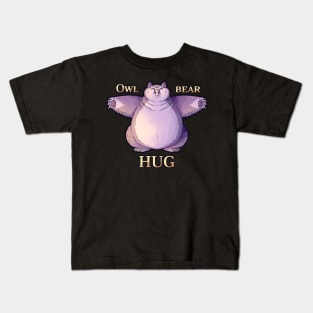 Owl Bear Hug Prints Kids T-Shirt